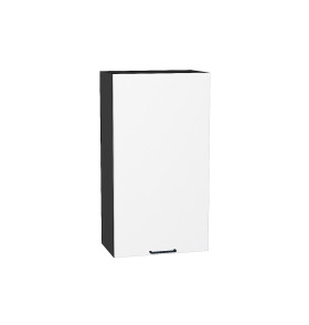 Шкаф верхний с 1-ой дверцей Флэт, цвет: White In 2S