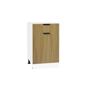 Шкаф нижний с 1-ой дверцей и ящиком Евро, цвет: Дуб песочный