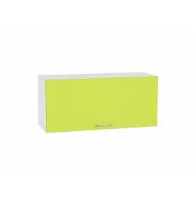 Шкаф верхний горизонтальный Валерия-М, цвет: Лайм глянец