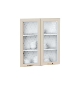 Комплект фасадов Ницца со стеклом для каркаса Ф-55Н В809, цвет: Агат