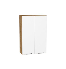 Шкаф верхний с 2-мя дверцами Флэт, цвет: White In 2S