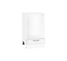 Шкаф нижний под духовку Квадро, цвет: Белый