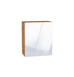 Шкаф верхний с 1-ой дверцей Фьюжн, цвет: Angel