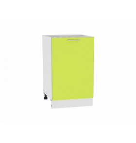 Шкаф нижний с 1-ой дверцей Валерия-М, цвет: Лайм глянец