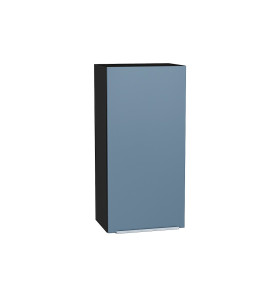 Шкаф верхний с 1-ой дверцей Фьюжн, цвет: Silky Blue