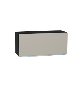 Шкаф верхний горизонтальный Фьюжн, цвет: Silky Grey