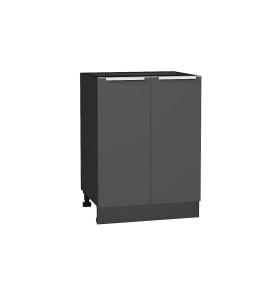 Шкаф нижний с 2-мя дверцами Фьюжн, цвет: Stormy Silk