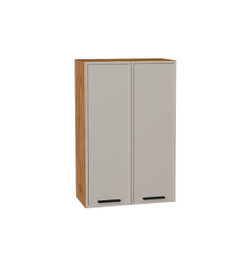 Шкаф верхний с 2-мя дверцами Фрейм, цвет: Clay Silk