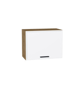 Шкаф верхний горизонтальный Фрейм, цвет: White Silk