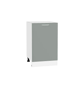 Шкаф нижний с 1-ой дверцей Квадро, цвет: Аквамарин