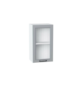 Шкаф верхний с 1-ой остекленной дверцей Ницца, цвет: Magnum