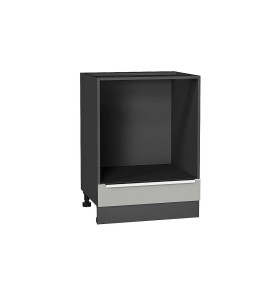 Шкаф нижний под духовку Фьюжн, цвет: Silky Light Grey