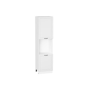 Шкаф пенал с 2-мя дверцами под технику Дублин, цвет: Special White