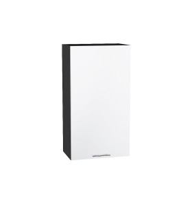 Шкаф верхний с 1-ой дверцей Валерия-М, цвет: Белый глянец