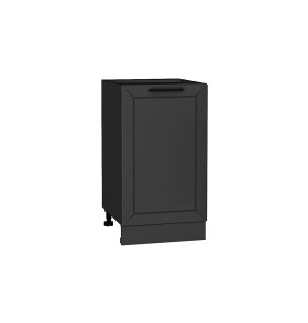 Шкаф нижний с 1-ой дверцей Глетчер, цвет: Маренго Силк