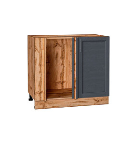 Шкаф нижний угловой Сканди, цвет: Graphite Softwood