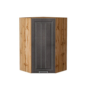 Шкаф верхний угловой Прага, цвет: Венге премиум