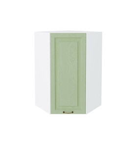 Шкаф верхний угловой Ницца, цвет: Дуб оливковый