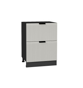 Шкаф нижний с 2-мя ящиками Евро Лайн, цвет: Агат