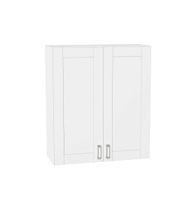 Шкаф верхний с 2-мя дверцами Лофт, цвет: White Silk