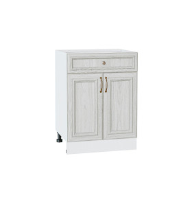 Шкаф нижний с 2-мя дверцами и ящиком Шале, цвет: White Dreamline