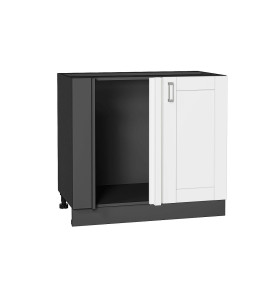 Шкаф нижний угловой Лофт, цвет: White Silk