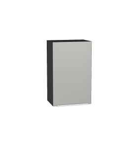 Шкаф верхний с 1-ой дверцей Фьюжн, цвет: Silky Light Grey