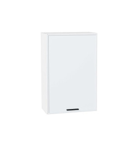 Шкаф верхний с 1-ой дверцей Фрейм, цвет: White Silk