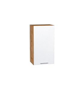 Шкаф верхний с 1-ой дверцей Валерия-М, цвет: Белый металлик