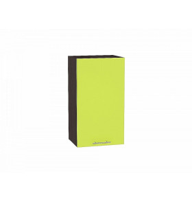 Шкаф верхний с 1-ой дверцей Валерия-М, цвет: Лайм глянец