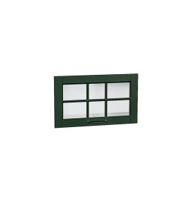 Комплект фасадов Дублин со стеклом для каркаса Ф-86 ВГ600, цвет: Special Green