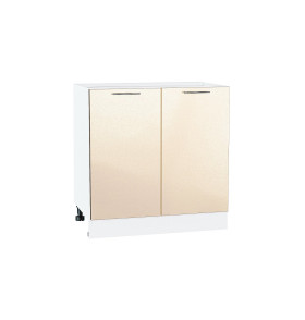 Шкаф нижний с 2-мя дверцами Валерия-М, цвет: Бежевый металлик