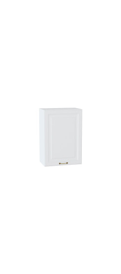 Шкаф верхний с 1-ой дверцей Ницца, цвет: Белый | Пленка ПВХ., Белый