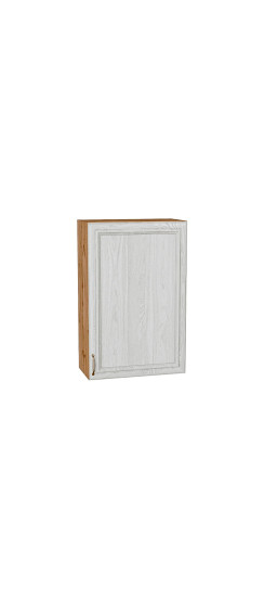 Шкаф верхний с 1-ой дверцей Шале, цвет: White Dreamline | Эко Шпон — структурный материал с защитным слоем оверлея (Южная Корея). Отличается высокой стойкостью к истиранию и механическим повреждениям. Репродукция натуральных материалов — Super Realistic. 