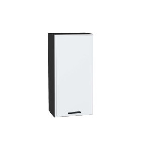 Шкаф верхний с 1-ой дверцей Фрейм, цвет: White Silk