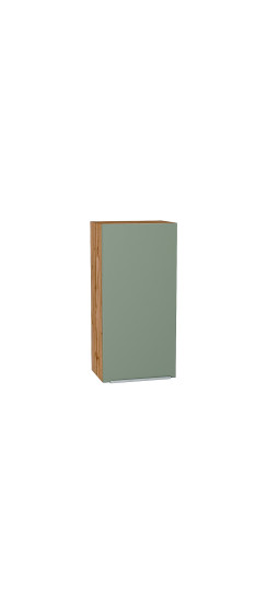 Шкаф верхний с 1-ой дверцей Фьюжн, цвет: Silky Mint | ПЭТ, Silky Mint