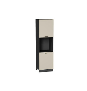 Шкаф пенал с 2-мя дверцами под технику Фрейм, цвет: Cream Silk