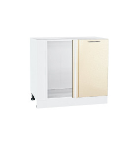 Шкаф нижний угловой Валерия-М, цвет: Бежевый металлик