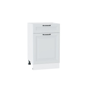 Шкаф нижний с 1-ой дверцей и ящиком Ницца, цвет: Blanco