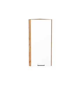 Шкаф верхний торцевой Флэт, цвет: White In 2S