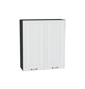 Шкаф верхний с 2-мя дверцами Ницца, цвет: Белый