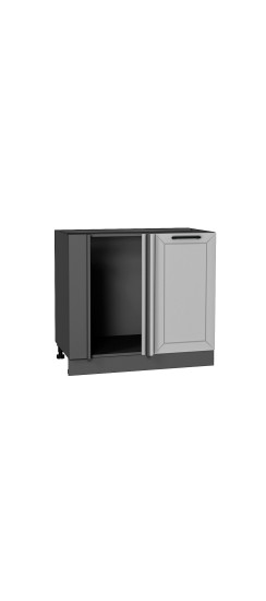 Шкаф нижний угловой Глетчер, цвет: Гейнсборо Силк | Пленка ПВХ «Soft Touch»., Гейнсборо Силк