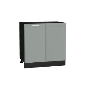 Шкаф нижний с 2-мя дверцами Квадро, цвет: Аквамарин