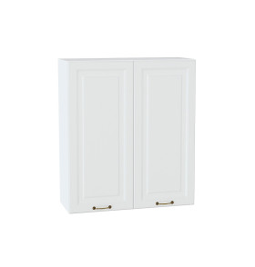Шкаф верхний с 2-мя дверцами Ницца, цвет: Белый