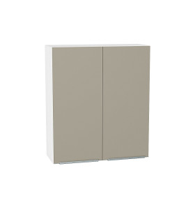 Шкаф верхний с 2-мя дверцами Фьюжн, цвет: Silky Grey