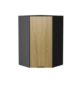 Шкаф верхний угловой Евро Лайн, цвет: Дуб песочный