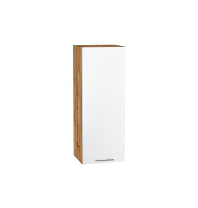 Шкаф верхний с 1-ой дверцей Валерия-М, цвет: Белый глянец