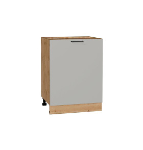 Шкаф нижний с 1-ой дверцей Флэт, цвет: Light Grey In 2S