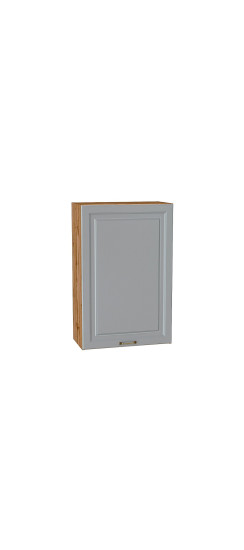 Шкаф верхний с 1-ой дверцей Ницца, цвет: Графит | Пленка ПВХ., Графит