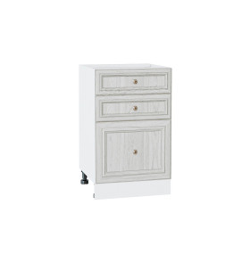 Шкаф нижний с 3-мя ящиками Шале, цвет: White Dreamline